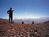 06 Jerome Ryan On Pang La - Makalu, Lhotse, Everest, Gyachung Kang, Cho Oyu